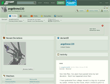 Tablet Screenshot of angelinme220.deviantart.com