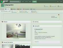 Tablet Screenshot of eviternal-evil.deviantart.com