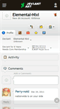 Mobile Screenshot of elemental-nixi.deviantart.com