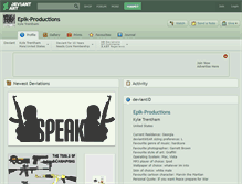 Tablet Screenshot of epik-productions.deviantart.com