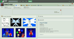 Desktop Screenshot of eleganttwilight.deviantart.com