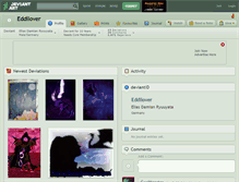 Tablet Screenshot of eddilover.deviantart.com