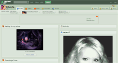 Desktop Screenshot of lillucyka.deviantart.com