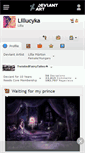 Mobile Screenshot of lillucyka.deviantart.com
