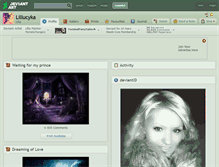Tablet Screenshot of lillucyka.deviantart.com