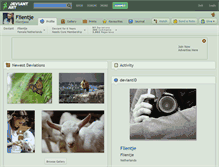 Tablet Screenshot of flientje.deviantart.com
