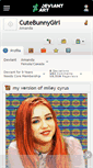 Mobile Screenshot of cutebunnygirl.deviantart.com