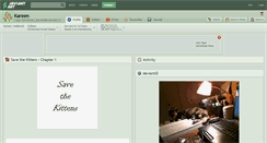 Desktop Screenshot of kareen.deviantart.com