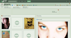 Desktop Screenshot of callmeartist.deviantart.com