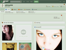 Tablet Screenshot of callmeartist.deviantart.com