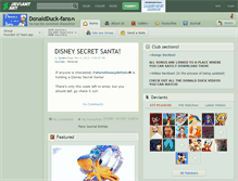 Tablet Screenshot of donaldduck-fans.deviantart.com
