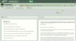 Desktop Screenshot of frostypeanut.deviantart.com