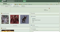 Desktop Screenshot of fantinel.deviantart.com