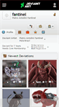 Mobile Screenshot of fantinel.deviantart.com