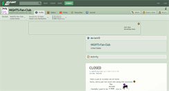 Desktop Screenshot of nights-fan-club.deviantart.com