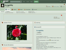 Tablet Screenshot of grungekitty.deviantart.com