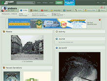 Tablet Screenshot of andoore.deviantart.com