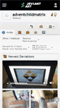 Mobile Screenshot of adventchildmatrix.deviantart.com