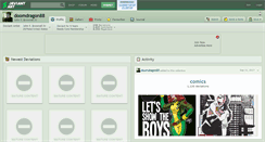 Desktop Screenshot of doomdragon88.deviantart.com