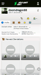 Mobile Screenshot of doomdragon88.deviantart.com