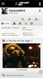 Mobile Screenshot of myucreative.deviantart.com