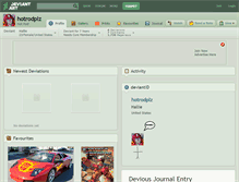 Tablet Screenshot of hotrodplz.deviantart.com