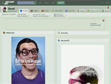Tablet Screenshot of isavel.deviantart.com