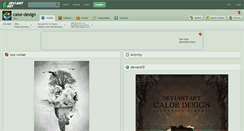 Desktop Screenshot of calor-design.deviantart.com