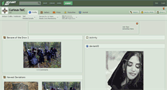 Desktop Screenshot of curious-talc.deviantart.com