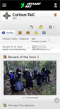 Mobile Screenshot of curious-talc.deviantart.com