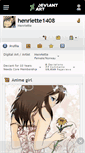 Mobile Screenshot of henriette1408.deviantart.com