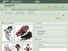 Tablet Screenshot of exclusivepikz.deviantart.com