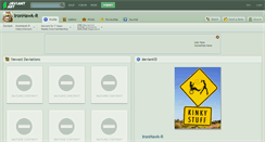 Desktop Screenshot of ironhawk-r.deviantart.com