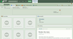 Desktop Screenshot of donnydoo.deviantart.com