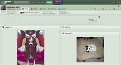 Desktop Screenshot of migonaru-kun.deviantart.com