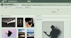 Desktop Screenshot of korean-neighbour.deviantart.com