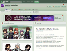 Tablet Screenshot of anothersasukefan.deviantart.com