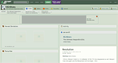 Desktop Screenshot of kg-kiruru.deviantart.com