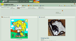 Desktop Screenshot of hedgehog-spike.deviantart.com