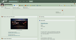 Desktop Screenshot of platinification.deviantart.com