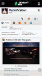 Mobile Screenshot of platinification.deviantart.com