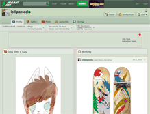 Tablet Screenshot of lollipopsocks.deviantart.com