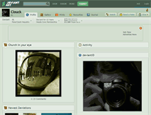 Tablet Screenshot of clouck.deviantart.com