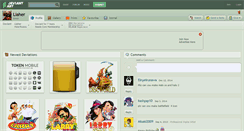 Desktop Screenshot of liaher.deviantart.com
