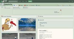 Desktop Screenshot of flying-fat-fox.deviantart.com