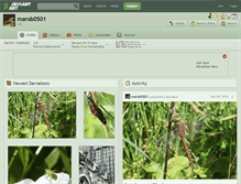 Tablet Screenshot of marob0501.deviantart.com