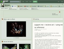 Tablet Screenshot of belenen.deviantart.com