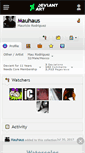 Mobile Screenshot of mauhaus.deviantart.com