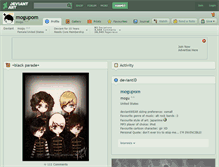 Tablet Screenshot of mogupom.deviantart.com