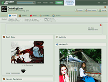 Tablet Screenshot of doinkingtime.deviantart.com